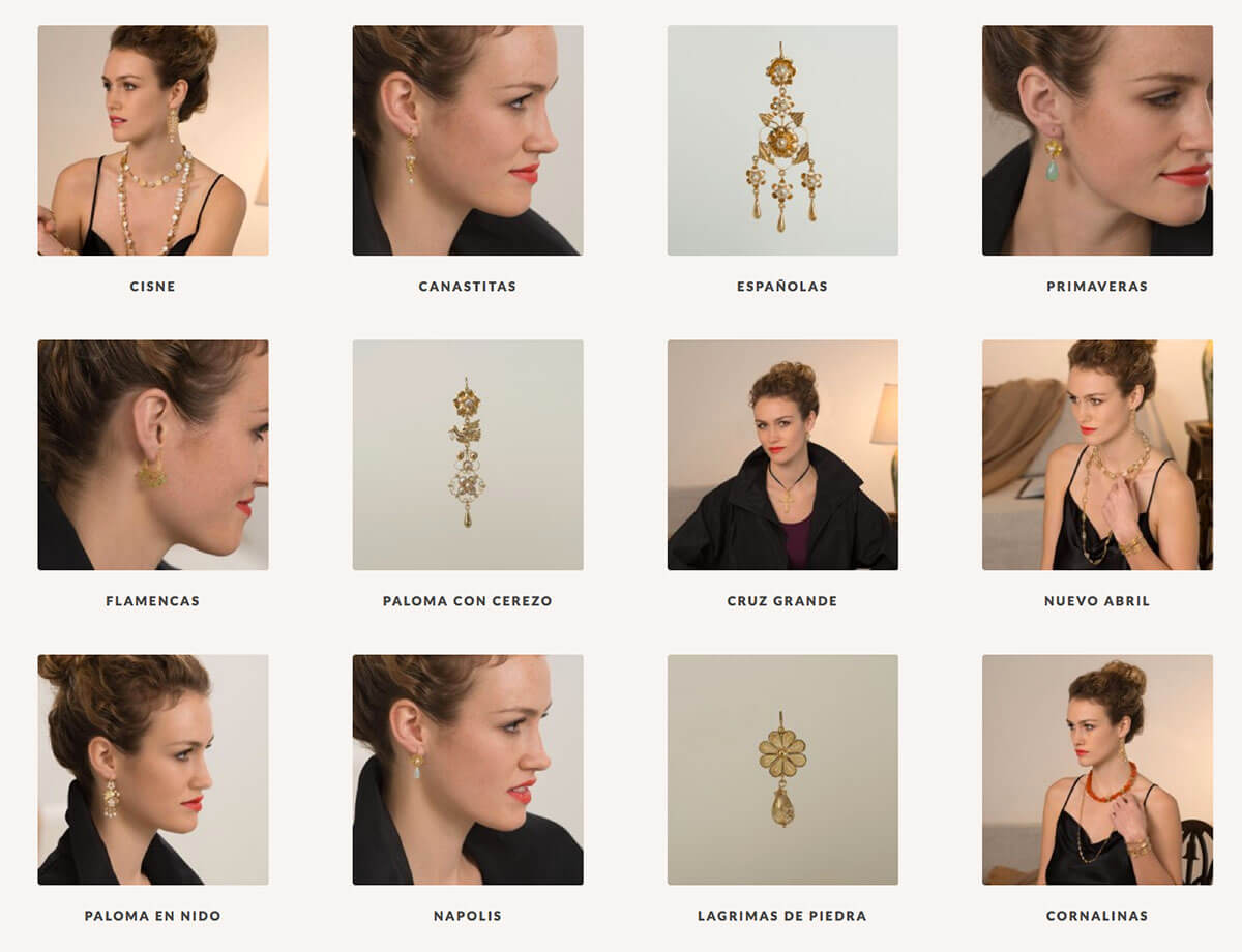 Jewelry Website Design Example: Belle Fine Jewelry website redesign
